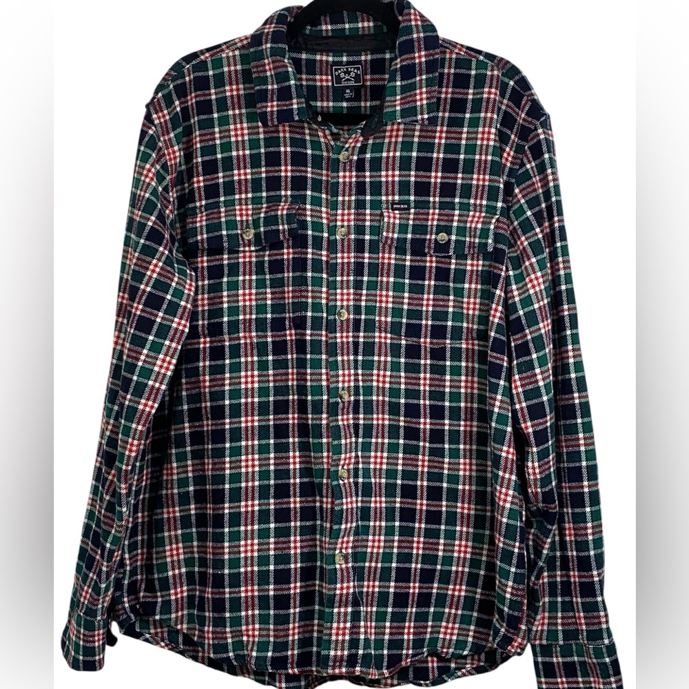 Dark Seas Division Plaid Flannel Shirt